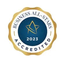 AIBF Business All-Stars 2025 accreditation badge